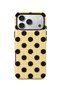 iPhone 17 Pro Vorian Double Layer Cream Brown Polka Dot Case