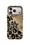 iPhone 17 Pro Max Vorian Magsafe Dual Layer Gold Leopard Star Case