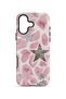 iPhone 16 Vorian Double Layer Pink Satin Star Case - 4