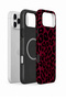 iPhone 17 Pro Max Vorian Magsafe Dual Layer Fuchsia Leopard Case - 2