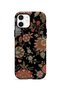 iPhone 12 Vorian Double Layer Dark Baroque Flower Case