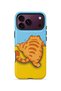 iPhone 18 Pro Max Vorian Magsafe Double Layer Sleepy Orange Cat Case