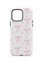 iPhone 14 Pro Vorian Double Layer Soft Pink Ribbon Toss Case - 4