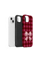 iPhone 13 Vorian Double Layer Cherry Gingham Bow Case - 2