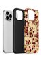 iPhone 15 Pro Max Vorian Double Layered Burgundy Wildflower Case - 2