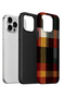 iPhone 12 Pro Max Vorian Double Layer Autumn Cabin Plaid Case - 2