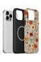 iPhone 15 Pro Max Vorian Magsafe Dual Layer Coral Flower Garden Case - 2