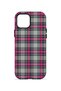 iPhone 12 Pro Vorian Magsafe Double Layer Gray Fuchsia Plaid Case - 4
