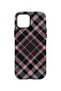 iPhone 14 Plus Vorian Magsafe Double Layer Powder Black Plaid Case - 4