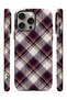 iPhone 15 Pro Vorian Double Layer Purple Cream Cross Plaid Case - 3