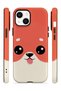 iPhone 15 Plus Vorian Magsafe Dual Layer Peach Dog Case - 3