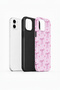 iPhone 12 Vorian Double Layer Candy Pink Ribbon Toss Case - 2