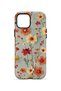 iPhone 14 Plus Vorian Double Layer Coral Flower Garden Case - 4
