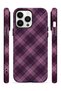 iPhone 14 Pro Max Vorian Magsafe Double Layer Lilac Smoke Plaid Case - 3