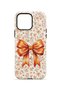 iPhone 14 Pro Vorian Double Layer Autumn Floral Bow Case - 4