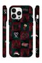 iPhone 13 Pro Vorian Magsafe Dual Layer Holiday Night Squares Case - 3