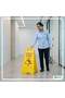 Wet Floor Sign Board Arabic and English 62cm Yellow - 4