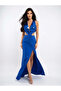 Royal Sapphire Cutout Gown - 2