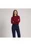 Women's Crew Neck Striped Knitwear Sweater