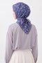 Soft Scarf Mini Floral Midnight Blue - 2