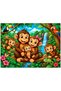 Cute Monkey Family 100 Piece Puzzle - 3