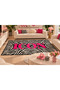 Auraplus Zebra Pattern Icon Written Woven Base Decorative Carpet Auraplus92 - 3