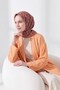Soft Scarf Mini Floral Milky Coffee