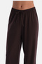 Brown-Dark Green Double Cotton Trousers Set - 4