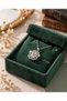 4-Piece Heart Model Steel Necklace with Silver Color Chain - 4