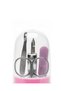 Durable Nail Care Manicure Pedicure Set 4 Pieces Pink Minimal Ve - 2