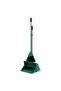 Set Foldable Long Handle Dustpan and Broom with Handle Dust Pan for Home Green