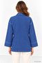 Side Tie Denim Kimono 3516 Dark Blue - 3