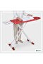 Ironing Board Model 207 and 225 Iron Table for Home 37x117cm Red - 4