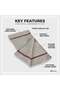 Floor Cleaning Towel Pack of 120 50x100cm Grey - 2