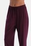 Plum-Black Double Cotton Pants Set - 4