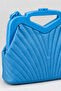 Retro Women's Scholarship Hand and Shoulder Bag-Blue - 5
