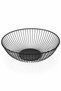 Black Modern Deep Metal Fruit Bowl - 5