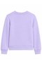 Girl's Dog Patterned Logo Lilac Sweatshirt Orki̇de