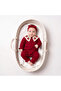 Baby Girl Strawberry Collared Jumpsuit Set 0–3/3–6/6-9 Months - 4