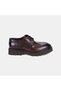 Men's Bitter Brown Laced Thick Soled Leather Classic Shoes - 2