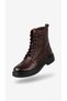 Women's Genuine Leather Boots with Eyelet Laces, Side Zipper, Layered Sole, Comfortable Fit, Stylish Boots Harken 028-03 - 5