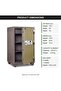 Fire Safe BS-T1000 Heavy Duty Security Safe Locker with Digital Lock and Key Lock, Fire Resistant Safe for Home, Office, Bank, Business and Commercial Use - Grey - 6