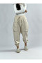 Design Large Pocket Ecru Women's Jogger Pants Coc3588
