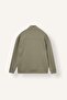 Boxy Fit High Collar Scuba Fabric Long Sleeve Basic Sweatshirt E9363Ax26Au - 2