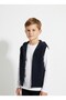 Knitwear-Looking and Hooded Vest - 2