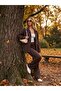 Women's Soft Textured Suede Jacket and Pants Set