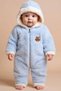 Wellsoft Hooded Zippered Winter Baby Romper