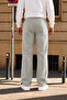 3 Threaded Side Piping, Adjustable Bagg Men's Stone Sweatpants with Stopper on the Legs - 2