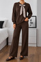 Women's Scarf Detailed Sports Knitwear Double Knitwear Set - 2