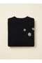 Women's stone detailed round neck stylish knit sweater - 6